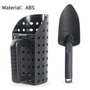 ABS Metal Detecting Accessories Kit – Portable Sand Scoop and Shovel Set for Beach Treasure Hunting and Metal Detector Finds