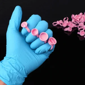 100PCS Disposable Plastic Microblading Tattoo Ink Ring Cup Caps for Permanent Makeup Needles Tattoo Supplies Accessories