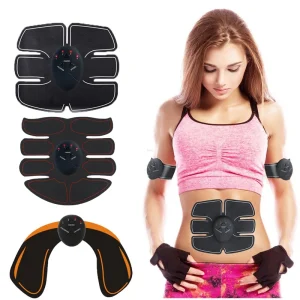 Portable EMS Fitness Trainer for Core Strengthening and Body Sculpting at Home or Gym