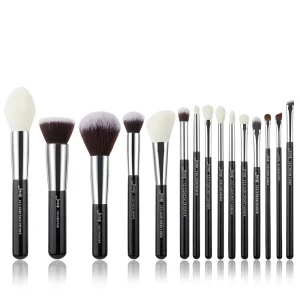 Natural Synthetic Hair Makeup Brush Set of 15-25 Pieces for Professional Makeup Artists and Beauty Enthusiasts