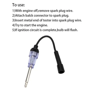 Troubleshoot Ignition System Problems with Ease – Spark Plug Diagnostic Tool Kit for Cars, Trucks, Trailers and 4x4s