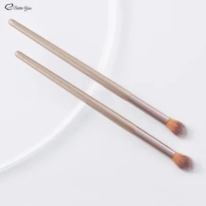 High Quality 2Pcs Makeup Brush Set for Precision Blending and Smudge Proof Makeup Looks