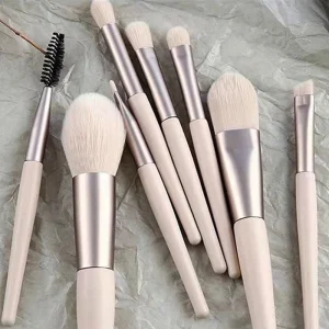 Soft Synthetic Fiber Makeup Brush Kit with Ergonomic Handles for Flawless Beauty Routine