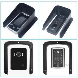 Universal Waterproof Plastic Rain Proof Cover for Outdoor RFID Access Control Keypad Fingerprint Controller and WiFi Door Bell Rain Protection