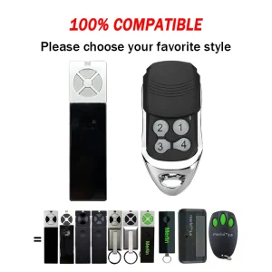 433MHz Chamberlain LiftMaster TX4UNIS TX4UNI TX2EVS TX4EVS TX2REV Remote Control Garage Door Opener Replacement with Rolling Code and 4 Buttons