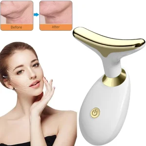 Multifunctional Facial and Neck Lifting Device for Anti-Aging and Wrinkle Reduction with Vibration Massage Technology