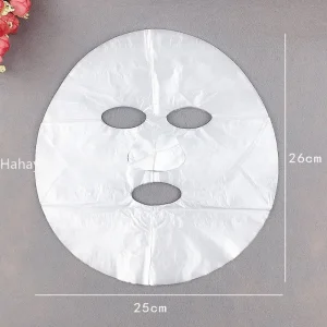 PE Material Disposable Face Mask Wrap for Enhancing Skin Care Product Absorption and Retaining Moisture