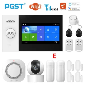 Tuya Wireless Home Security Kit with WIFI GSM Alarm System and Remote Control