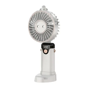 Mini Foldable USB Fan with Water Adding Function, 6 Speed Portable Mister Fan for Travel, Outdoor and Indoor Use