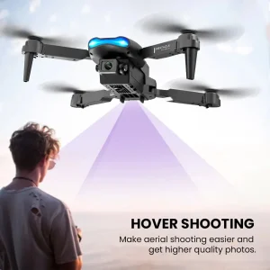 HD WIFI Foldable Drone with 4K Video Recording Capability and Removable Battery for Extended Flight Times