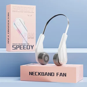 Neck Hanging Mini Fan with 360 Degree Rotation for Personalized Cooling Experience