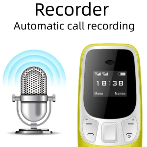 Low Radiation Dual SIM Card Mini Cellphone with Bluetooth 3.0 and Call Recording Capability