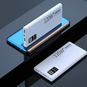 Long-Lasting 50000mAh Power Bank with 120W Fast Charging for iPhone, Samsung, Huawei, and Other Smart Devices