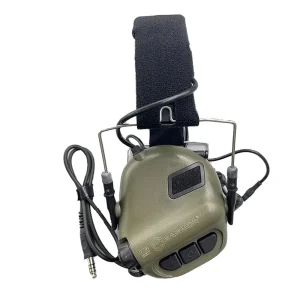 M32 MOD4 Tactical Noise Canceling Headset with Helmet ARC Rail Mount and Kenwood Push-to-Talk Adapter for Military and Law Enforcement