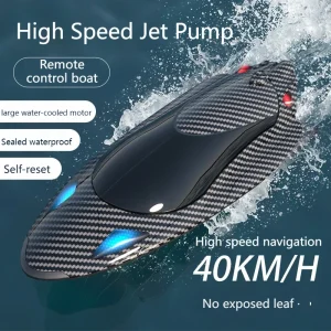 Ultimate High-Speed Electric Racing Water Toy – 2.4G Remote Control Turbojet Speedboat for Kids and Adults to Enjoy