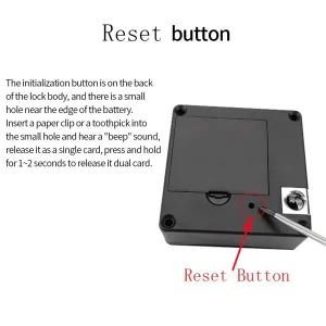 Invisible Keyless Lock with 8.5mm Stainless Steel Tongue and TTlock APP Unlocking for Secure Wooden Drawer and Cabinet Door Access Control