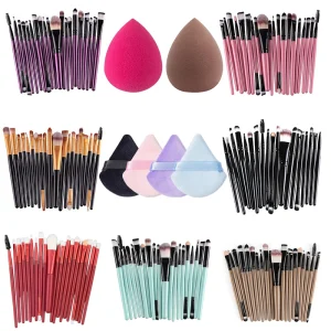 Professional 20 Piece Soft Bristle Makeup Brush Set for Flawless Foundation, Blush, Loose Powder, and Eyeshadow Application