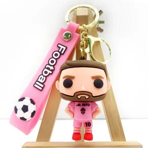 Lionel Messi 3D Figurine Keychain Collection for Football Lovers and Kids’ Christmas Decoration and Gift Ideas