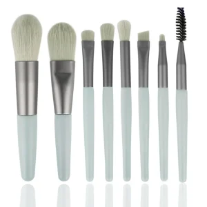 Soft Synthetic Fiber Makeup Brush Kit with Ergonomic Handles for Flawless Beauty Routine