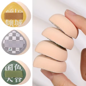 Silicone Teardrop Shape Cosmetic Puff for Precise Foundation Concealer Application