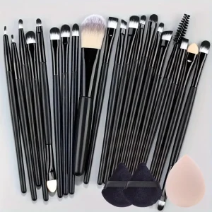 Premium 20Pcs Soft Makeup Brushes kit for Expert Level Foundation, Eyeshadow, Blush, Loose Powder, and Beauty Makeup Application