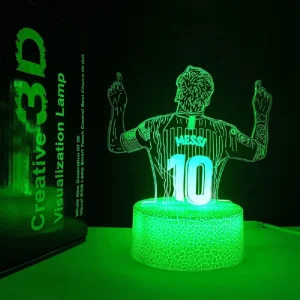 Energy Efficient 3D Illusion Night Light with Soft and Uniform LED Light, Perfect as Gift for Children and Teenagers