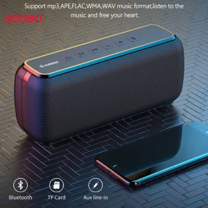 Xdobo X8 II Wireless Portable Bluetooth Speaker – 60W Bass Sound Box with Waterproof IPX5, 6600mAh Power Bank and TWS Function