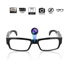 Portable HD Camera Eyewear – Capture Unforgettable Moments with One-Button Operation and Up to 90 Minutes Battery Life