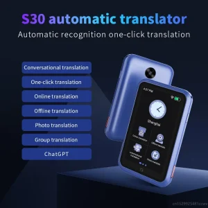 Portable 4G Wi-Fi Language Translator with 138 Language Support AI Powered Voice Photo Translation and Real-Time Simultaneous Interpretation