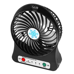 Rechargeable Personal Mini Air Cooler Fan with USB Port for Desk, Camping, Travel and Home Use