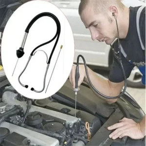 Automotive Diagnostic Stethoscope for Car Engine Block Analysis and Repair