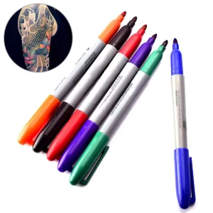 Waterproof Non-Toxic Tattoo Transfer Pen for Permanent Makeup Eyebrow Microblading