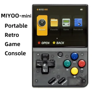 MIYOO MINI V4 Retro Game Console with 128MB RAM and ARM Cortex-A7 Dual-Core 1.2G CPU for Smooth Gaming Performance