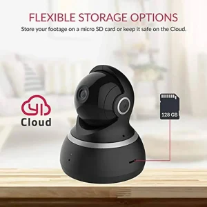 Wireless 1080p HD Panoramic Security Camera with 360° Motion Detection and Night Vision