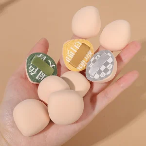 Compact Mini Waterdrop Makeup Puff for Wet or Dry Use Foundation Powder Cushion Beauty Tool