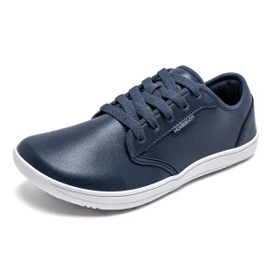 Unisex Wide Minimalist Sneakers for Comfortable Walking with Zero Drop Barefoot Design and Non-Slip Rubber Soles