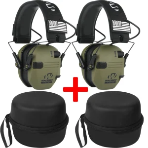 Electronic Shooting Ear Protection Headphones with Active Noise Reduction and NRR 23 dB