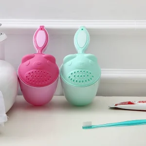 Baby Shower Essentials: Cartoon Character Shampoo Rinsing Cups for Little Ones