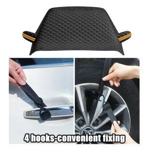 Complete Car Windshield Protector Cover for All Seasons and Weather Conditions with Anti-Scratch and Heat Insulation