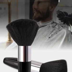 Barber Shop Hair Clean Up Brush with Comfort Grip Handle for Efficient Haircutting and Styling Tools