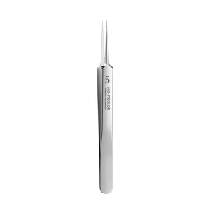 Salon Grade No. 5 Cell Pimple and Blackhead Remover Tweezers with Ultra-Fine Tips for Professional and DIY Skincare Routines