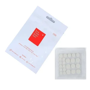 Hydrocolloid Acne Treatment Stickers for Face Scar Care and Blackhead Removal with 24 Pcs Various Sizes Patches for Sensitive Skin