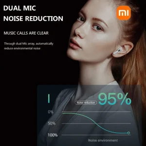 Xiaomi Redmi V5.2 Bluetooth 5.2 Wireless Earbuds with Built-in Microphone and Fast Charging for Sports and Music