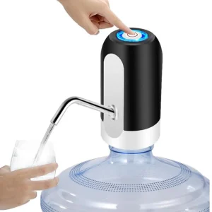 USB Rechargeable Automatic Electric Water Pump Dispenser Bottle with 304 Stainless Steel Hard Pipe and ABS Plastic Body