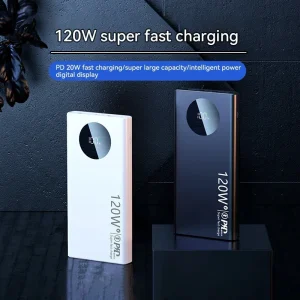 Ultra-Fast 120W PD Power Bank by Lenovo with 50000mAh Capacity for External Charging of Mobile Phones and Tablets