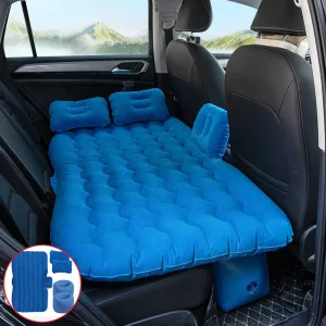 Durable PVC Car Travel Bed with Split Inflatable Mattress for SUV Owners