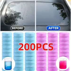 Car Window Glass Cleaner Effervescent Tablets – High-Quality Windshield Cleaning Solution