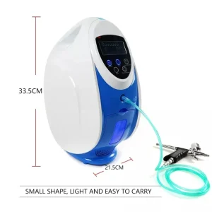 Portable Oxygen Dome Therapy System for Facial Treatment and Anti-Aging Skincare with 92% Pure Oxygen