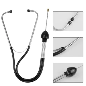 Accurate Car Engine Block Diagnostic Tool with Stainless Steel Stethoscope and Frequency Detection