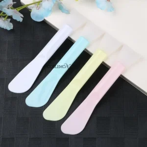 Double Mud Film Facial Mask Applicator Brush with Soft Head for Gentle Face Skin Care